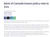 加拿大央行如期下调政策利率25基点 暗示“降息到这里差不多够了” ...