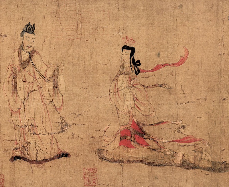东晋顾恺之《女史箴图》唐人摹本（局部）